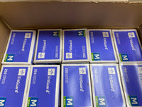 Medline Fitguard Nitrile Exam Gloves SIZE M ,10Boxes X250 Ct=2500 Ct, Pwder Free