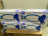 Medline Fitguard Nitrile Exam Gloves SIZE M ,10Boxes X250 Ct=2500 Ct, Pwder Free