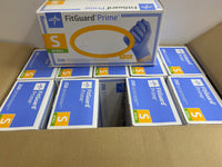 Medline Fitguard Nitrile Exam Gloves ,4 Boxes X250 Ct=1000 Ct, Pwder Free