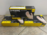 Gloveworks Clear Vinyl Gloves size Small,3 Boxes Of 100