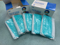 Adult face mask 100 pcs, 2 boxes of 50 pcs